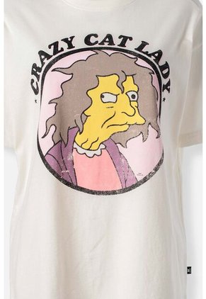 Camiseta De Los Simpsons Relax Fit Para Mujer L