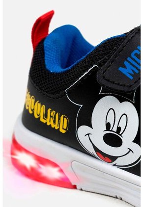 Tenis De Mickey Mouse Con Luces Negros Para Niño 28