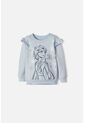 Buzo De Frozen Cerrado Azul Para Niña 2T A 6T 3T de Disney