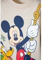 Camiseta Mickey Manga Larga Caqui Y Azul Para Niño 2T A 5T 3T de Disney