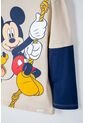 Camiseta Mickey Manga Larga Caqui Y Azul Para Niño 2T A 5T 3T de Disney
