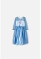 Vestido De Frozen Con Manga Larga Para Niña De 2T A 5T 5T de Disney