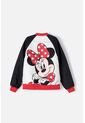Chaqueta De Minnie Mouse Con Cierre Blanco Y Rojo Para Niña 4 de Disney