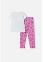 Pijama De Stitch Blanca De Pantalón Largo Para Niña 12 de Disney