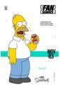 Pijama De Los Simpson De Pantalón Corto Rojo Y Negro Para Hombre XS de Disney
