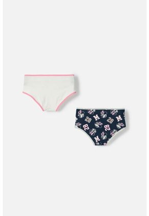 Panties De Minnie Mouse Multicolor En Dúo Para Niña 6
