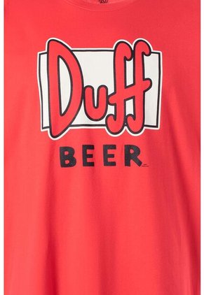 Pijama De Los Simpson De Pantalón Corto Rojo Y Negro Para Hombre L