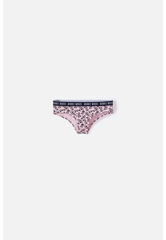 Panty De Minnie Con Elástico Rosado Para Mujer L Disney