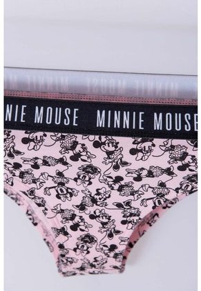 Panty De Minnie Con Elástico Rosado Para Mujer L