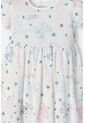 Vestido De Stitch Marfil Manga Corta Para Niña 2T A 5T 3T de Disney