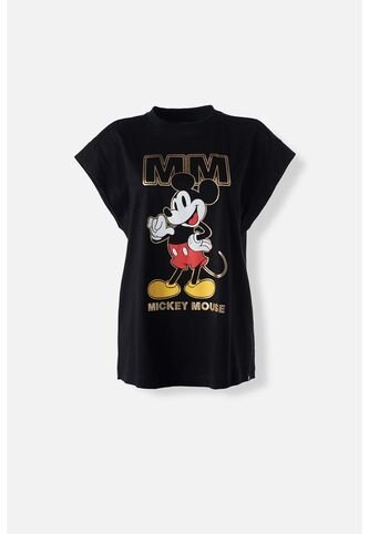 Camiseta De Mickey Mouse Regular Fit Para Mujer S Disney