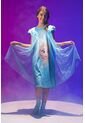 Pijama De Frozen Azul Manga Sisa Con Bolero Para Niña 4 de Disney