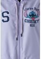Chaqueta De Stitch Lila Con Cierre Para Mujer S de Disney