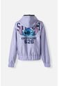 Chaqueta De Stitch Lila Con Cierre Para Mujer S de Disney