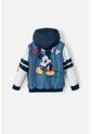 Chaqueta De Mickey Mouse Con Capucha Azul Y Marfil  Unisex 4T de Disney