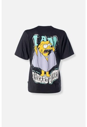 Camiseta De Los Simpsons Regular Fit Para Mujer S