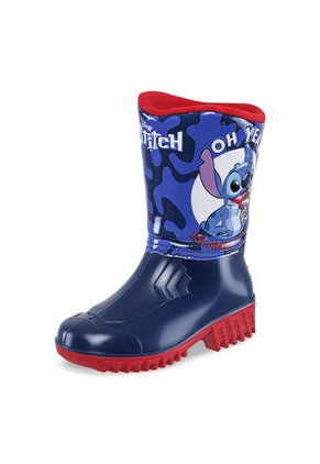 Botas Lluvia Gantu Stitch Azul-Rojo Para Niño Disney