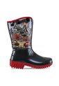 Botas Lluvia Sherman Cars Negro-Rojo Para Niño Disney de Disney