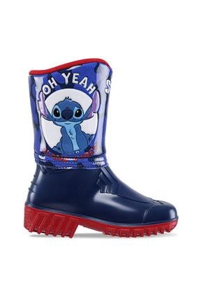 Botas Lluvia Gantu Stitch Azul-Rojo Para Niño Disney