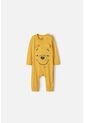 Pijama De Winnie The Pooh Mostaza Manga Larga Para Bebé Género Neutro 6-9 de Disney