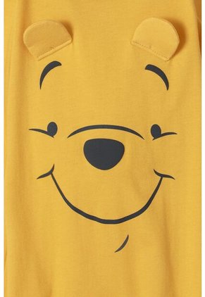 Pijama De Winnie The Pooh Mostaza Manga Larga Para Bebé Género Neutro 6-9