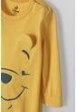 Pijama De Winnie The Pooh Mostaza Manga Larga Para Bebé Género Neutro 6-9 de Disney