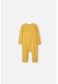 Pijama De Winnie The Pooh Mostaza Manga Larga Para Bebé Género Neutro 6-9 de Disney