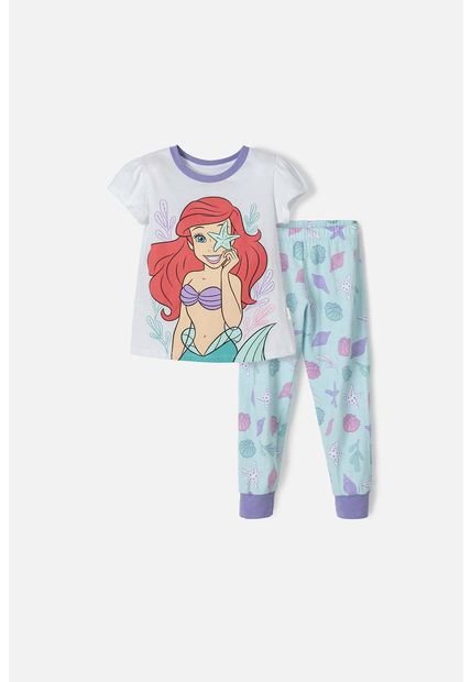 Pijama De Las Princesas Disney Manga Corta Multicolor Para Niña 2t A 5t 3T