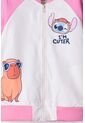 Chaqueta De Stitch Y Capybara Con Cierre Multicolor Para Niña 12 de Disney
