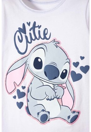 Conjunto De Stitch Con Short Multicolor Para Niña 2T A 5T 5T