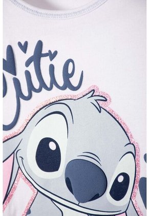 Conjunto De Stitch Con Short Multicolor Para Niña 2T A 5T 5T