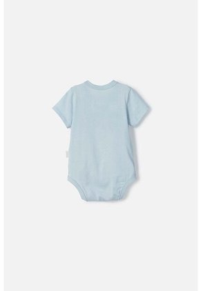 Body De Lilo Y Stitch Azul Con Ajuste En Entrepierna Para Bebé Niña 18-24