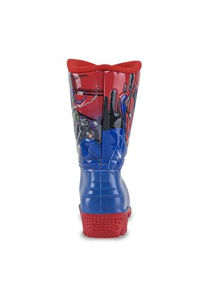 Botas Lluvia Spiderman Parker Azul-Rojo Disney Para Niño