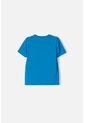 Camiseta De Stitch Manga Corta Azul Para Niña 2T A 5T 4T de Disney