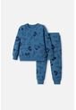 Conjunto De Mickey Mouse Azul De Pantalón Largo Para Niño 2T A 5T 4T de Disney