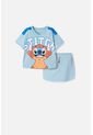 Conjunto De Stitch Y Capybara Azul Para Niña 12 de Disney