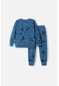 Conjunto De Mickey Mouse Azul De Pantalón Largo Para Niño 2T A 5T 4T de Disney