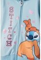 Buzo De Stitch Y Capybara Con Cierre Azul Para Niña 2T A 6T 5T de Disney