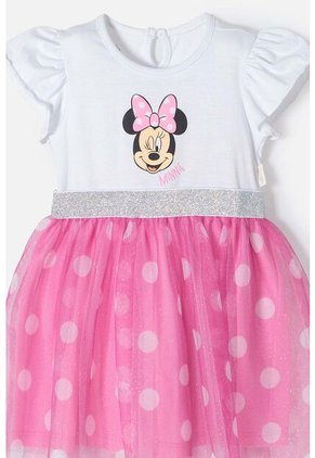 Vestido De Minnie Mouse Con Bolero Multicolor Para Bebé Niña. 18-24