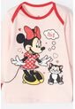 Pijama De Minnie Mouse Estampado Rosado Para Bebé Niña 9-12 de Disney