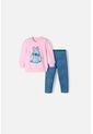 Conjunto De Stitch Rosado Y Azul Estampado Para Bebé Niña 6-9 de Disney