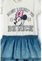 Vestido De Minnie Mouse Marfil De Falda Con Boleros Para Niña 4 de Disney