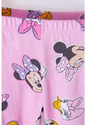 Pijama De Minnie Mouse Rosada Con Pantalón Largo Para Niña 2T A 5T 3T
