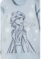 Buzo De Frozen Cerrado Azul Cielo Para Niña 8 de Disney