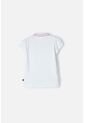 Camiseta Tipo Polo De Stitch Blanca Tipo Polo Para Niña 6 de Disney