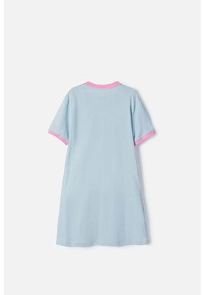 Pijama De Stitch Azul Tipo Batola Para Niña 8