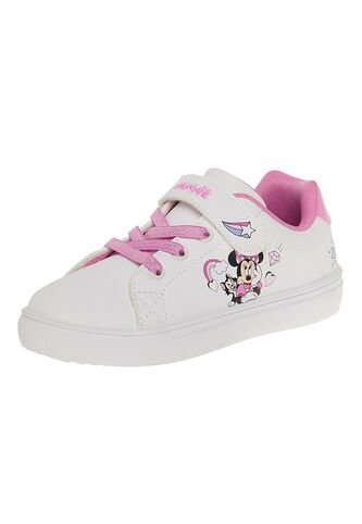 Zapatos Casuales Con Diseño De Minnie Para Niña Pequeña Blanco Disney 210207 Disney