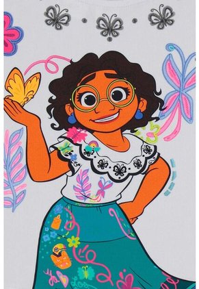 Conjunto De Encanto De Falda Blanco Y Verde Para Niña 2T A 5T 5T