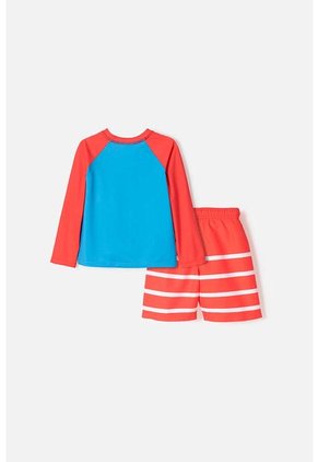 Conjunto De Baño De Mickey Mouse Manga Larga Multicolor Para Niño 2T A 6T 4T