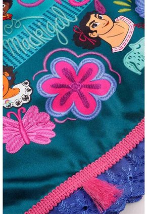 Conjunto De Encanto De Falda Blanco Y Verde Para Niña 2T A 5T 5T